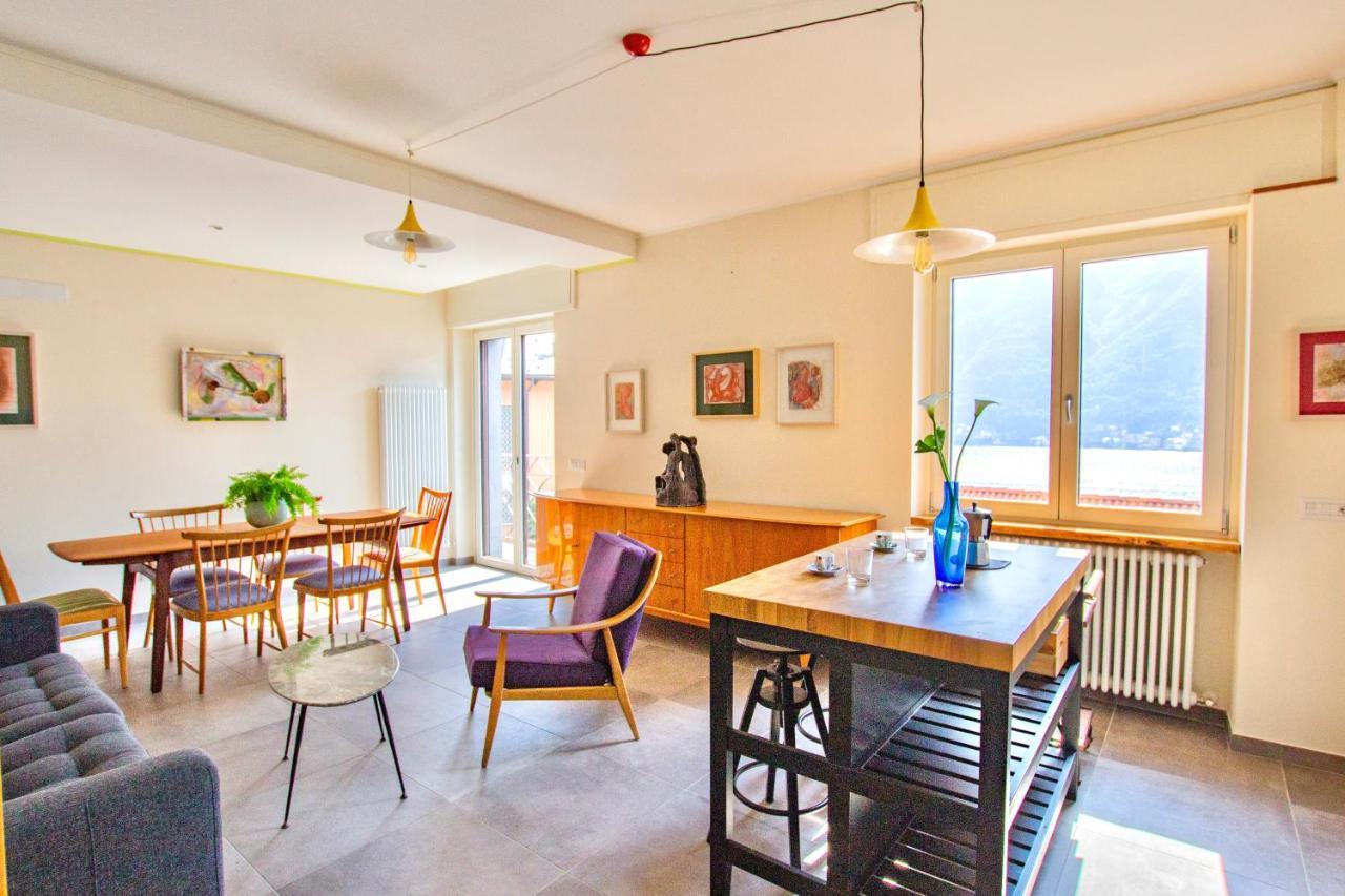 Ferienwohnung Il Punto Rosso Nesso Exterior foto