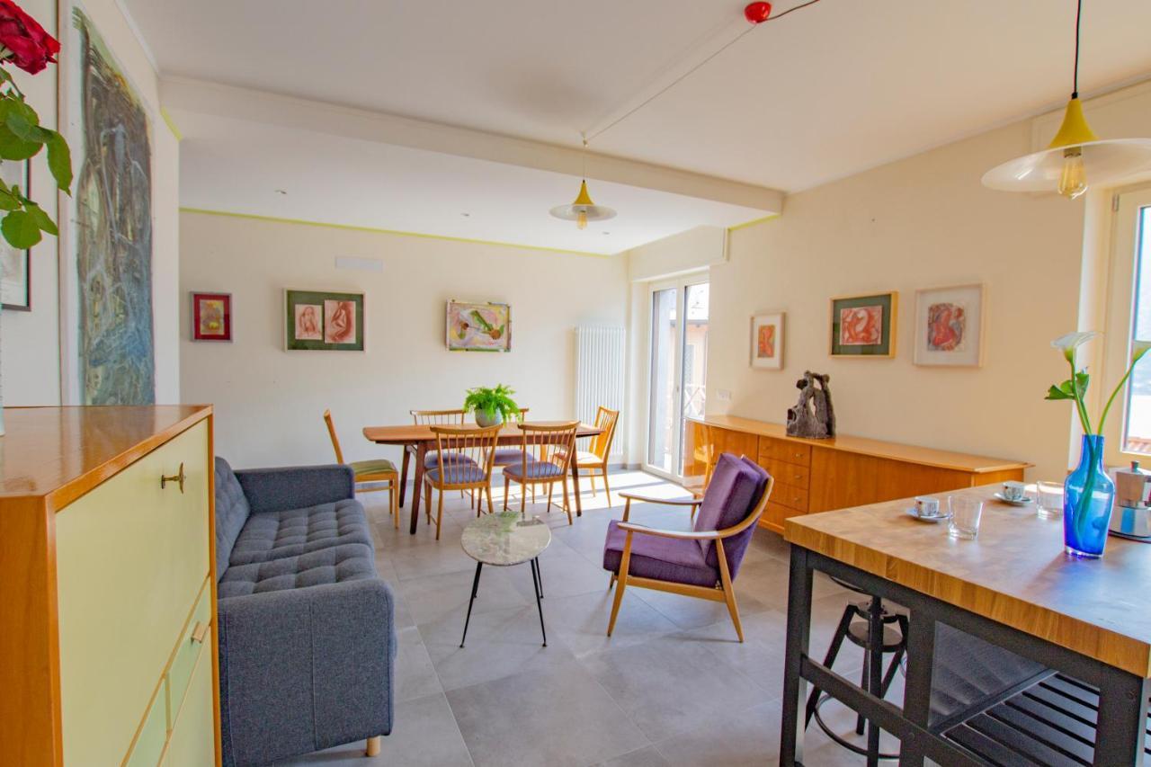 Ferienwohnung Il Punto Rosso Nesso Exterior foto